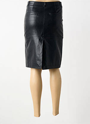 Jupe mi-longue coupe droite noir SEE U SOON femme