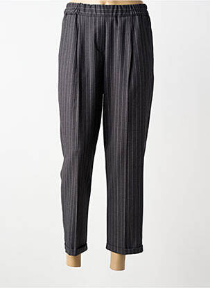 Pantalon 7/8 taille élastique gris PAKO LITTO femme