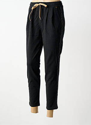 Pantalon 7/8 taille élastique noir PAKO LITTO femme