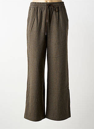 Pantalon droit taille élastique gris SEE U SOON femme