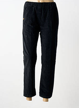 Pantalon droit taille élastique noir PAKO LITTO femme