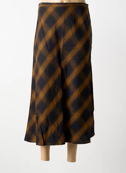 Jupe longue imprimé fantaisie noir SEE U SOON femme