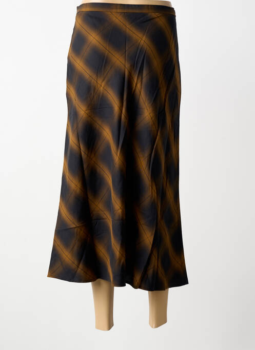 Jupe longue imprimé fantaisie noir SEE U SOON femme