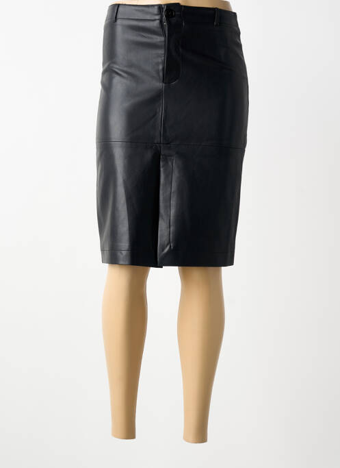 Jupe mi-longue coupe droite noir SEE U SOON femme