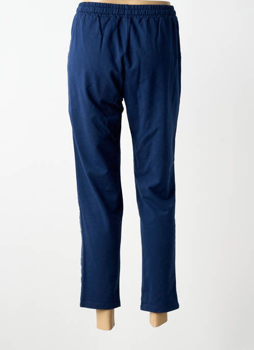 Pantalon 7/8 taille élastique bleu PAKO LITTO femme