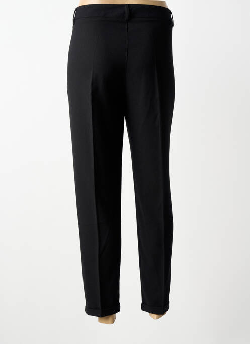Pantalon 7/8 fermeture zippée sous rabat boutonné noir PAKO LITTO femme