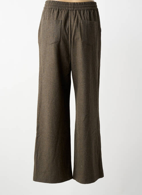 Pantalon droit taille élastique gris SEE U SOON femme