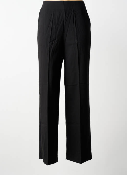 Pantalon droit taille élastique noir GRACE & MILA femme