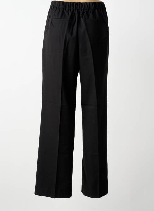Pantalon droit taille élastique noir GRACE & MILA femme