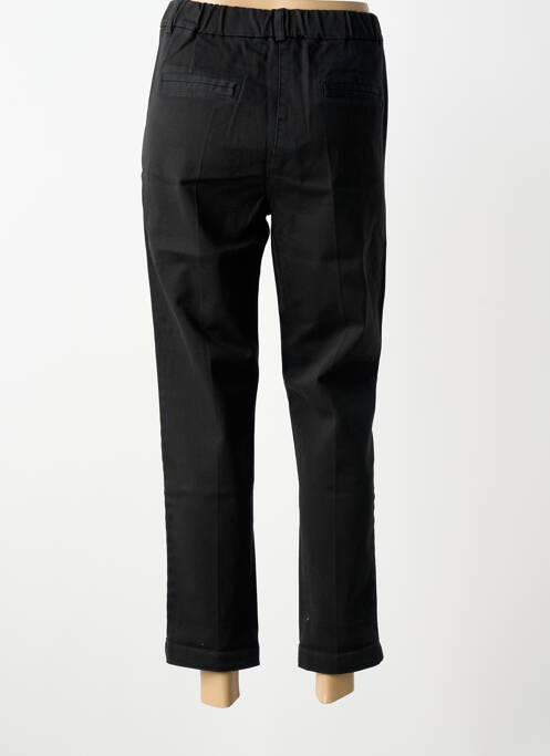 Pantalon droit taille élastique noir PAKO LITTO femme
