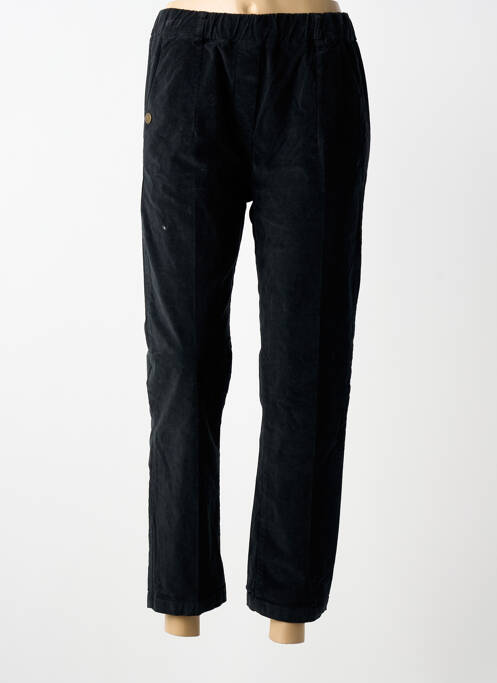 Pantalon droit taille élastique noir PAKO LITTO femme