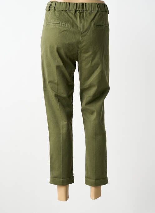Pantalon droit taille élastique vert PAKO LITTO femme