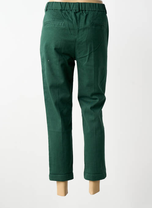 Pantalon droit taille élastique vert fonce PAKO LITTO femme