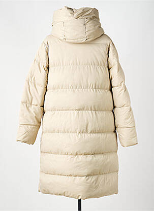 Doudoune poches a capuche beige ESCANDELLE femme