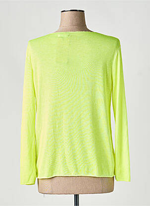 Pull coupe droite manches longues jaune NEW COLLECTION femme