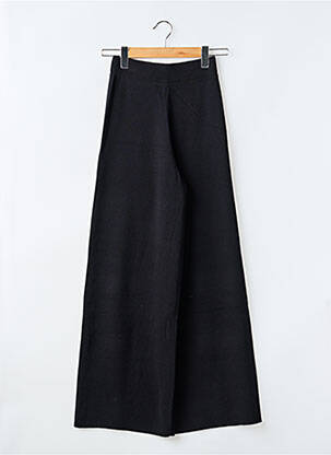 Pantalon flare taille élastique noir GRACE & MILA femme