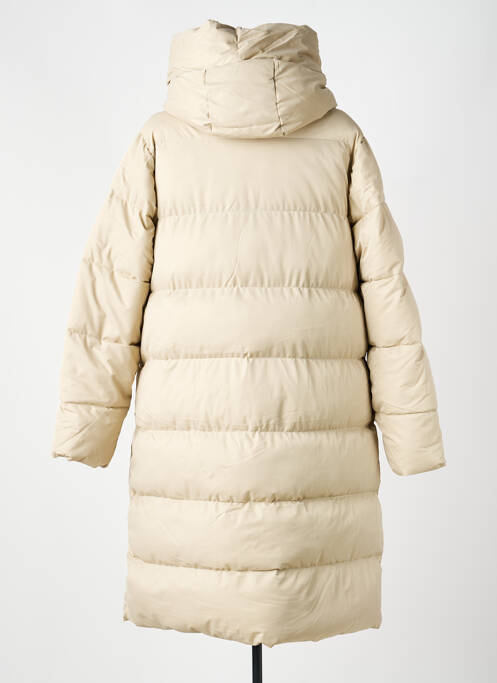 Doudoune poches a capuche beige ESCANDELLE femme