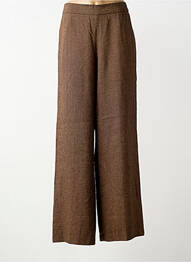 Pantalon large poches taille normale marron ATTIC AND BARN femme