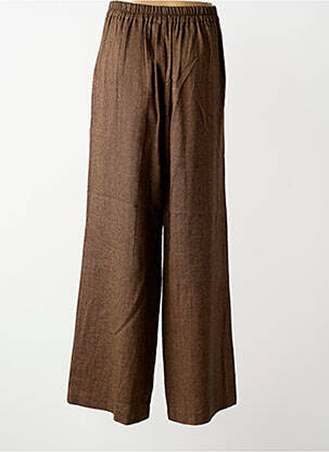 Pantalon large poches taille normale marron ATTIC AND BARN femme