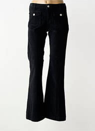 Pantalon droit stretch taille normale noir MKT STUDIO femme