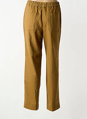 Pantalon droit stretch taille normale marron CHLOÉ STORA femme