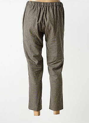 Pantalon 7/8 taille élastique taille normale beige DIEGA femme