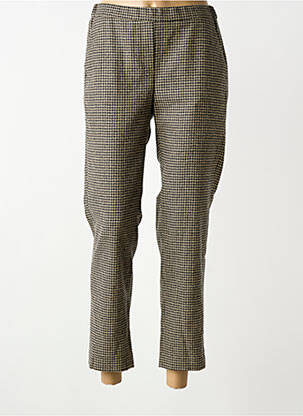 Pantalon 7/8 taille élastique taille normale beige DIEGA femme