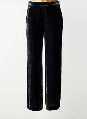 Pantalon droit taille normale taille normale bleu MALIPARMI femme