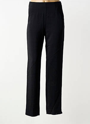 Pantalon droit stretch taille normale noir FORTE-FORTE femme
