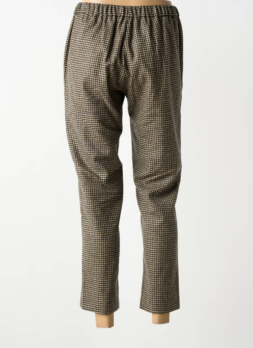 Pantalon 7/8 taille élastique taille normale beige DIEGA femme