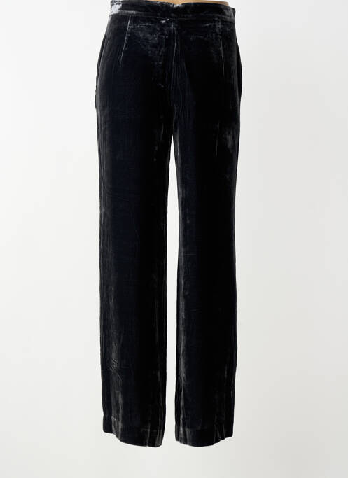 Pantalon droit taille normale taille normale bleu MALIPARMI femme