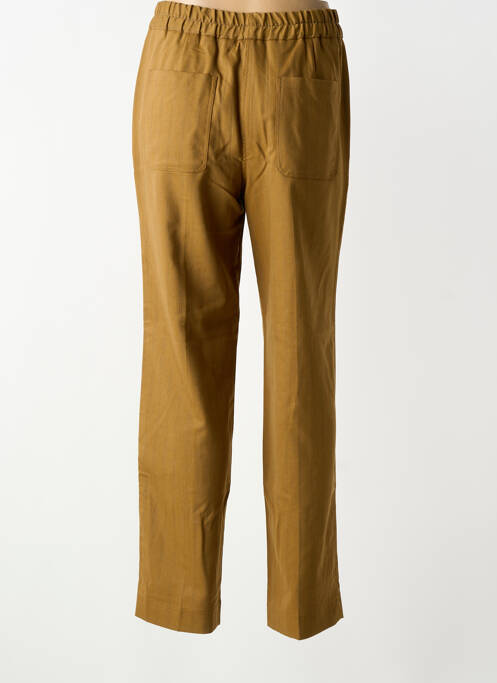 Pantalon droit stretch taille normale marron CHLOÉ STORA femme