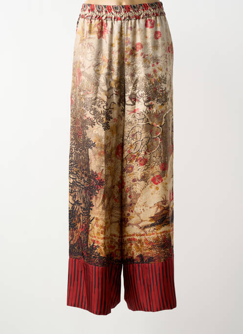 Pantalon large taille normale taille normale beige PIERRE LOUIS MASCIA femme