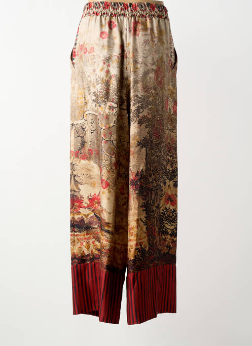 Pantalon large taille normale taille normale beige PIERRE LOUIS MASCIA femme