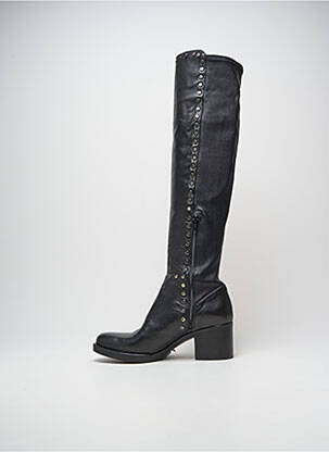 Cuissardes talon bottier talon de 4 à 6cm noir FRU.IT femme