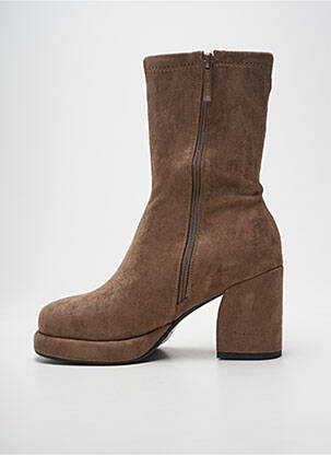 Bottines/boots talon bottier talon de 7 à 9cm marron NOA HARMON femme