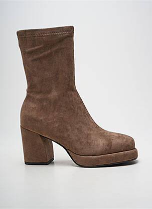 Bottines/boots talon bottier talon de 7 à 9cm marron NOA HARMON femme
