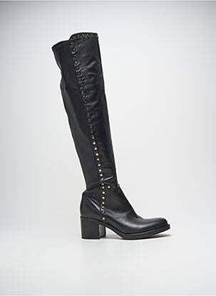 Cuissardes talon bottier talon de 4 à 6cm noir FRU.IT femme