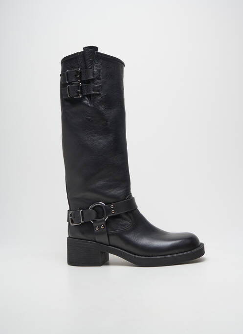 Bottes talon bas talon de 4 à 6cm noir COCO ET ABRICOT femme