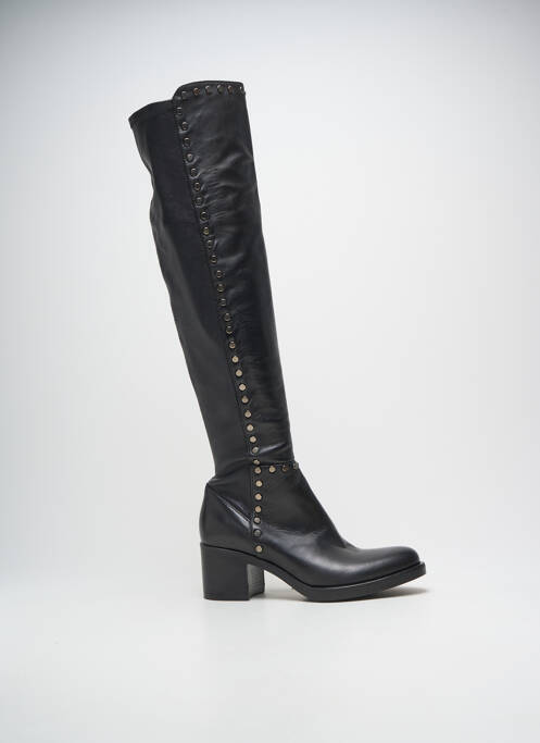 Cuissardes talon bottier talon de 4 à 6cm noir FRU.IT femme