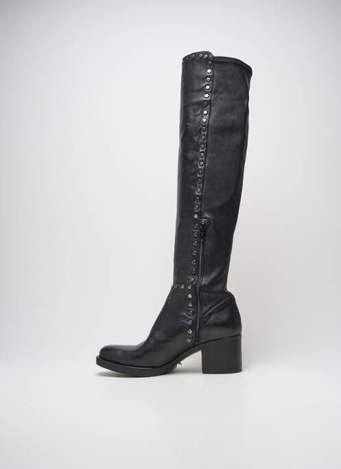 Cuissardes talon bottier talon de 4 à 6cm noir FRU.IT femme