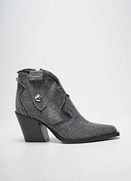 Bottines/boots bout pointu talon de 7 à 9cm gris FRU.IT femme