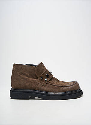 Bottines/boots nubuck talon de 4 à 6cm marron FRU.IT femme