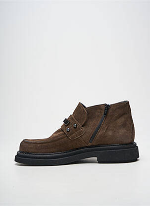 Bottines/boots nubuck talon de 4 à 6cm marron FRU.IT femme