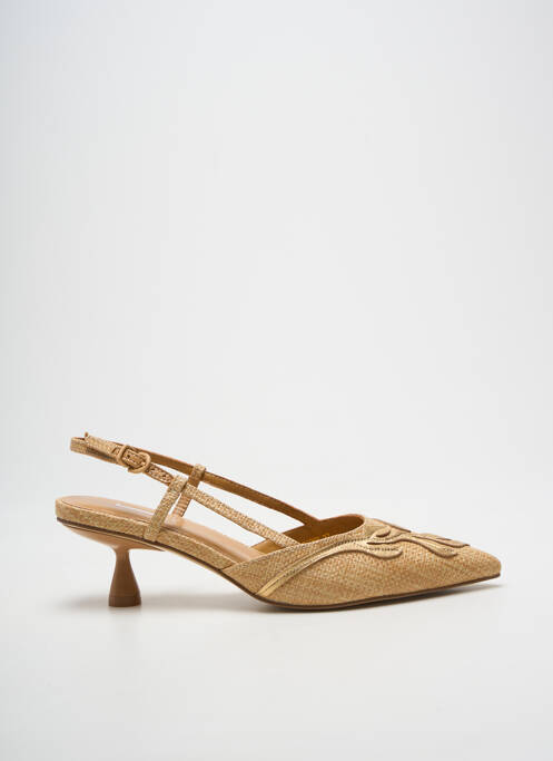 Escarpins fermeture boucle(s) talon de 4 à 6cm or JEANNOT femme
