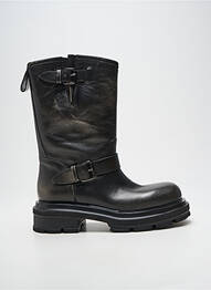 Bottines/boots tissage satiné talon de 4 à 6cm noir ELENA IACHI femme
