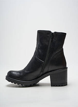 Bottines/boots matière lisse talon de 4 à 6cm noir NGY femme