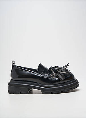 Mocassins matière lisse talon de 4 à 6cm noir ELENA IACHI femme