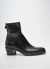 Bottines/boots matière lisse talon de 4 à 6cm noir KING TARTUFOLI femme