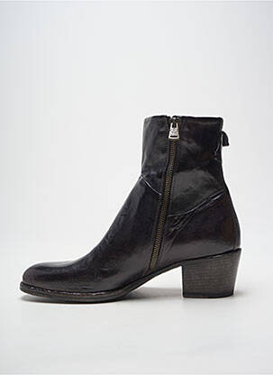 Bottines/boots matière lisse talon de 4 à 6cm noir KING TARTUFOLI femme